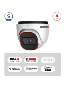 Caméra Dôme IP 4MP PoE Vari-focale – IR 40m H.265 | S-Sight Maroc