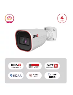 Caméra Bullet IP 4MP Eye-Sight – IR 40M, H.265, 3.6mm, PoE | Maroc