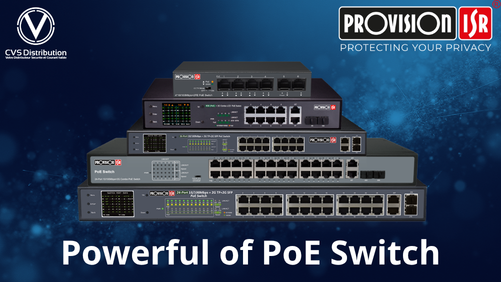 Comparaison entre les différents types de switches : Non-POE, POE, SFP, et Managed
