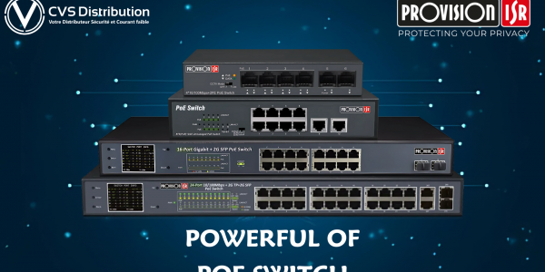 Comparaison entre les différents types de switches : Non-POE, POE, SFP, et Managed